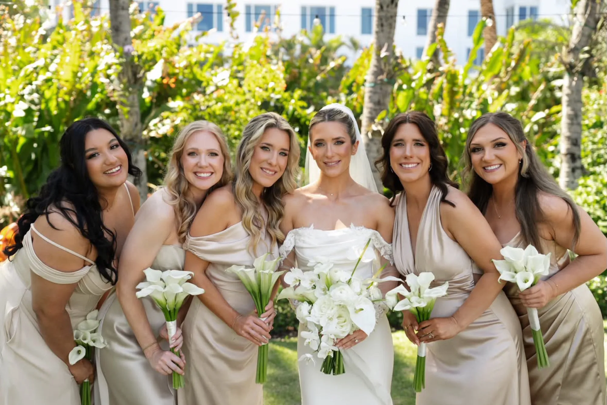 Bridal party — bridal makeup