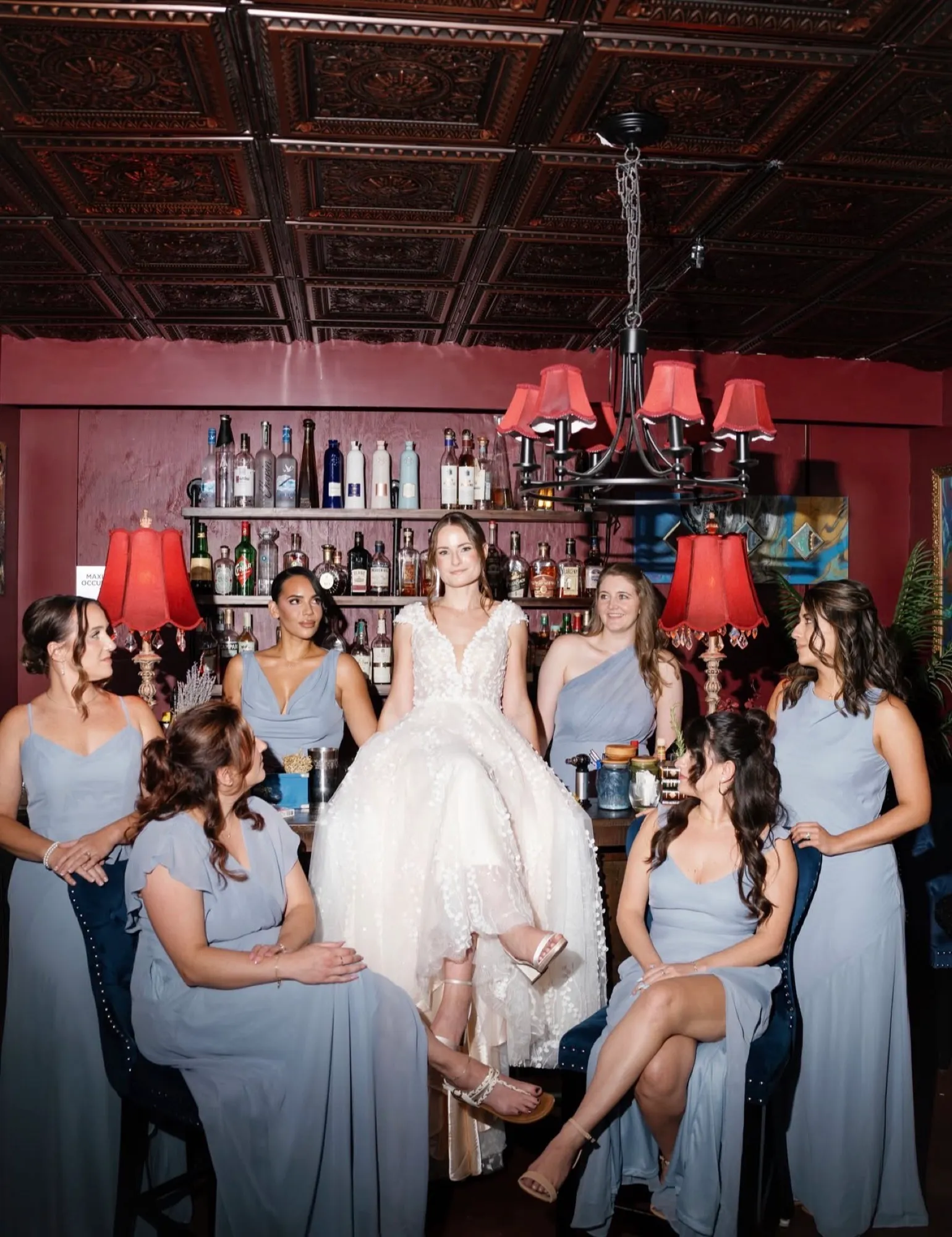 Bridal party — bridal makeup by Svitlana Prykhodko