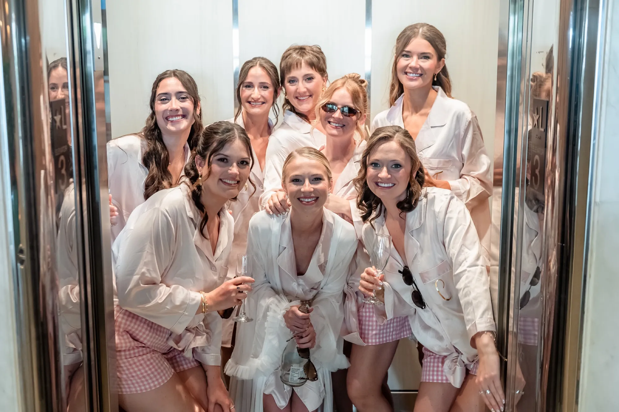 Bridal party — bridal makeup by Svitlana Prykhodko