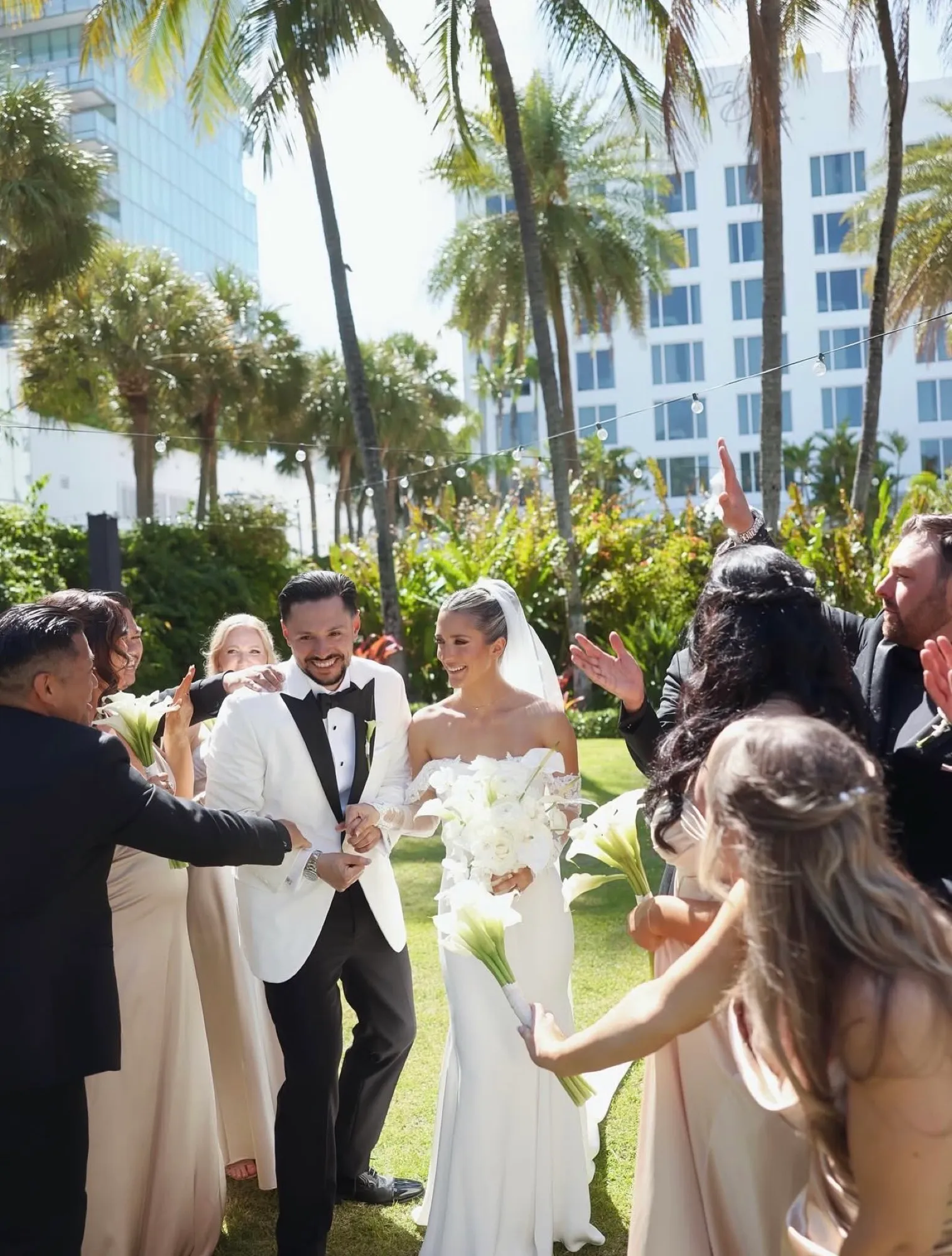 Bridal party — bridal makeup